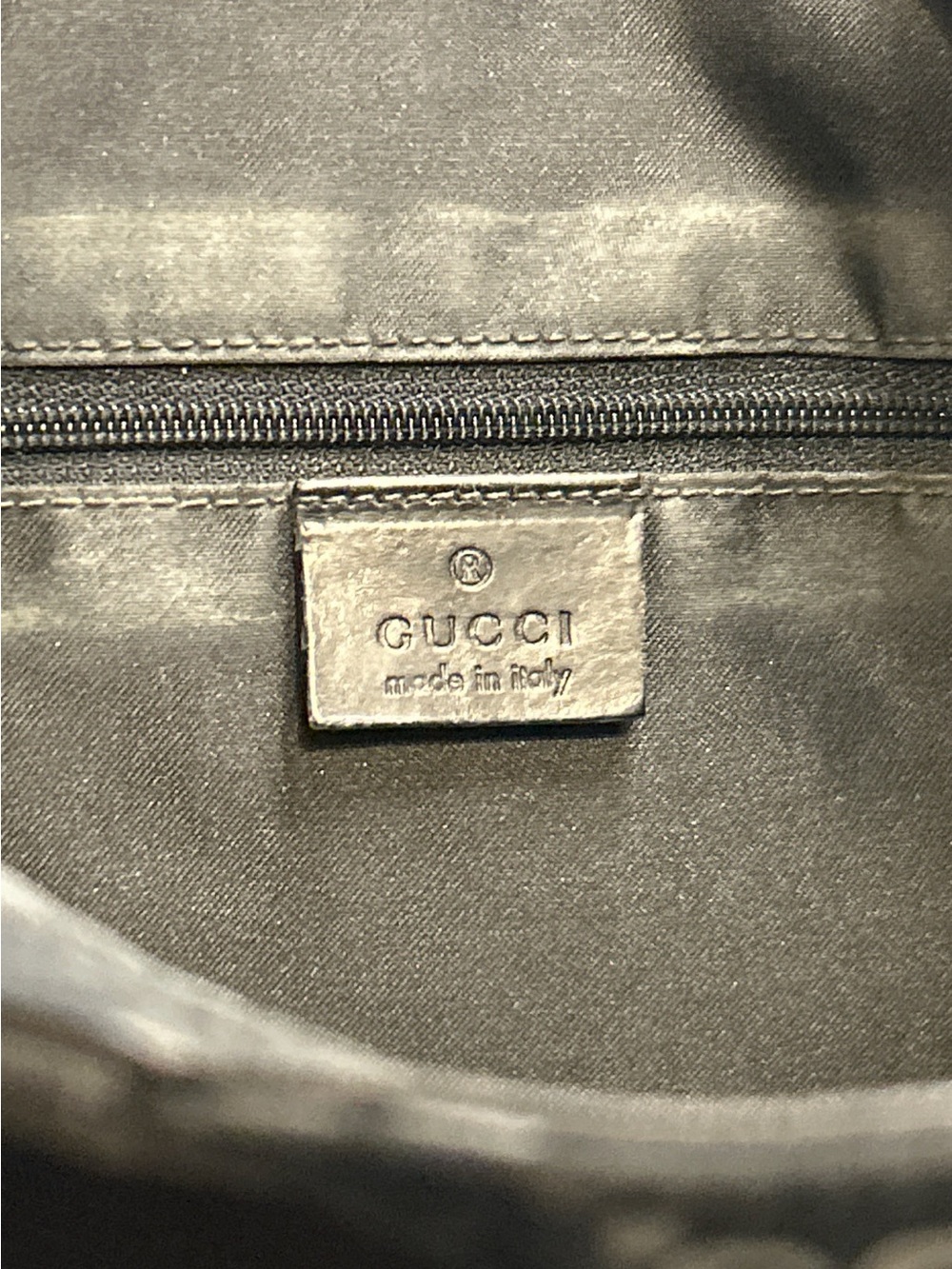 Vintage Gucci Jackie GG Monogram Shoulder Hobo with Silver Hardware - Picture 7 of 12